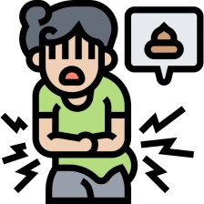 - Črevné vírusové a bakteriálne ochorenia, rotavírus, norovírus, črevná chrípka a iné